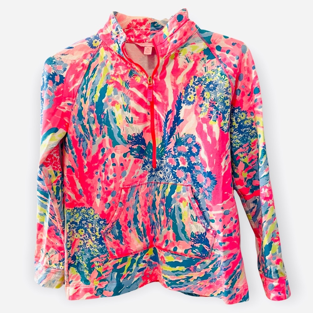 Lily Pulitzer Girls 1/2 Zip Pullover